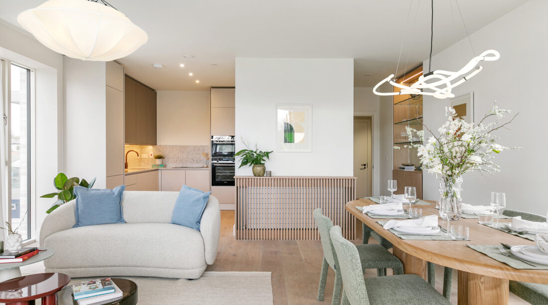 2 Bed Apartment Living Room