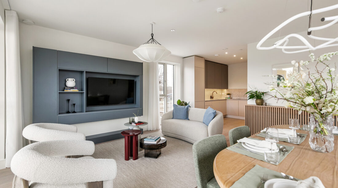 2 Bed Apartment Living Room
